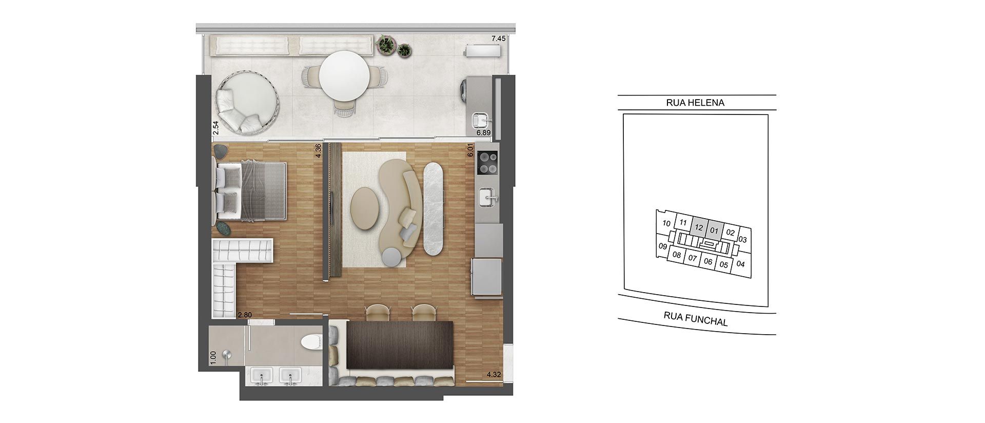 W Residences São Paulo – 1 Dormitório