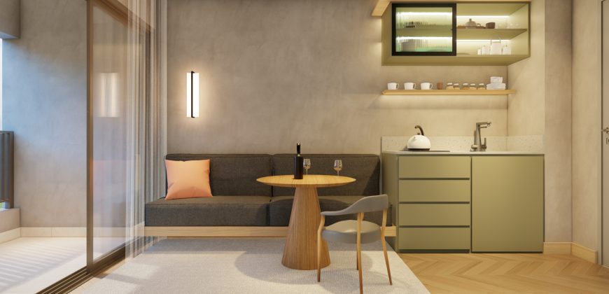 WALKBITTENCOURT – Apartamento 1 Dormitório
