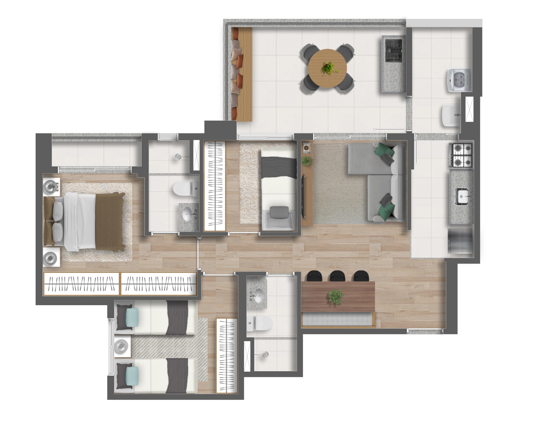 Sinfonia Vila Mascote – 3 Dormitórios