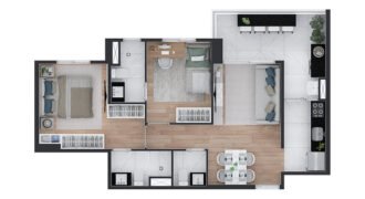 Absoluto Paraíso – 2 Dormitórios