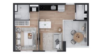 Absoluto Paraíso – 1 Dormitório