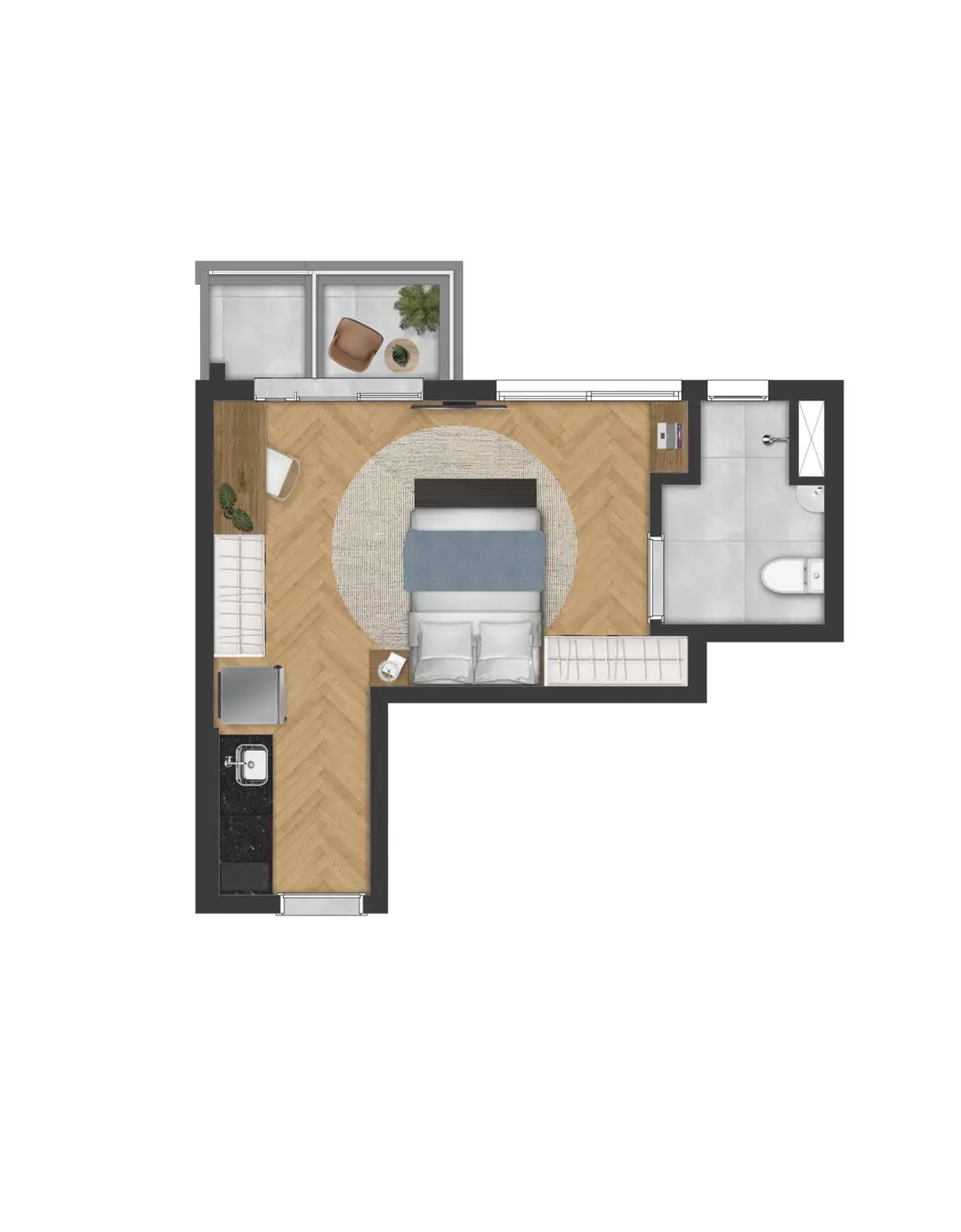 Vitacon Boa Vista – Studio
