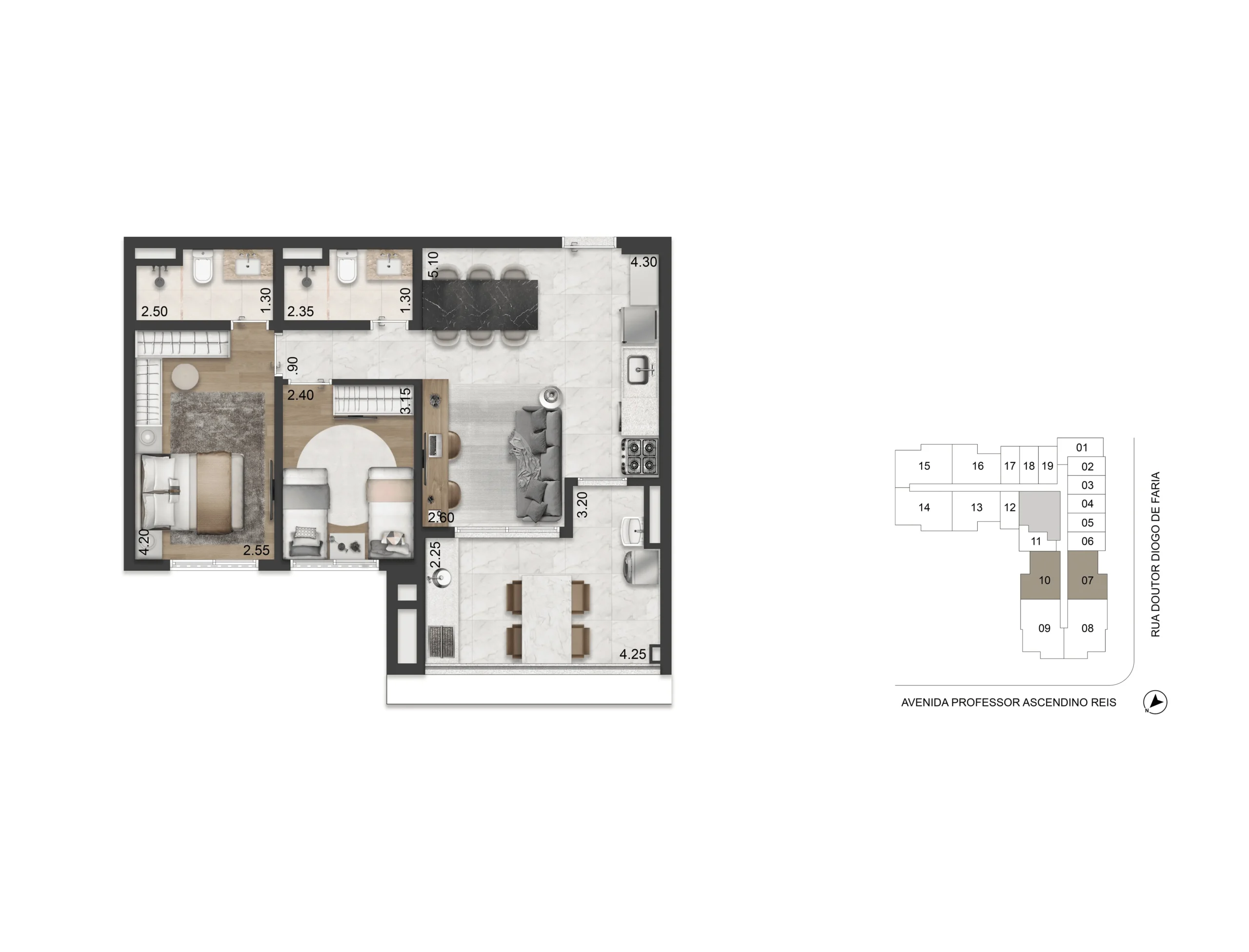 Casa Ibirapuera Apartments – 2 Dormitórios