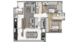 Living Unique Saúde – 3 Dormitórios