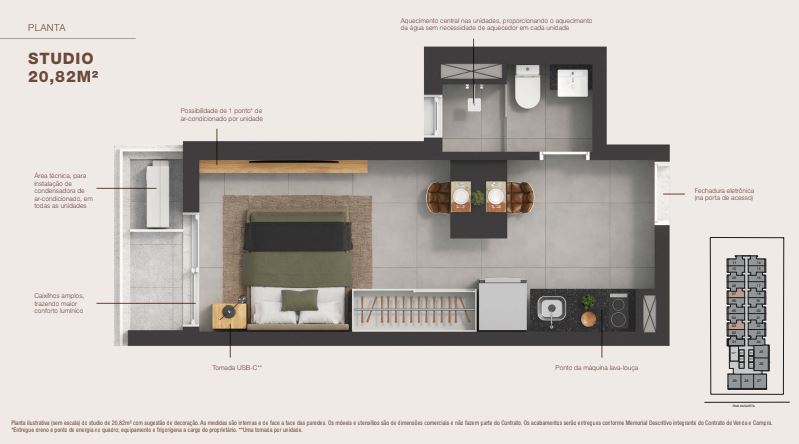 Vitacon Jardins – Studio