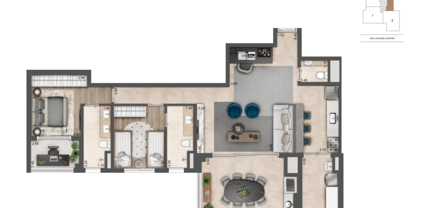 Atmosfera 360º – 2 Dormitórios