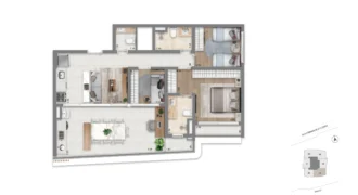 Escape Eden – 3 Dormitórios