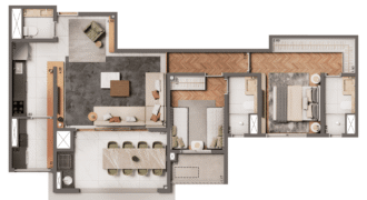 The Edition by Living Vila Mariana – 2 Dormitórios