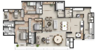 Capitolo – 4 Dormitórios