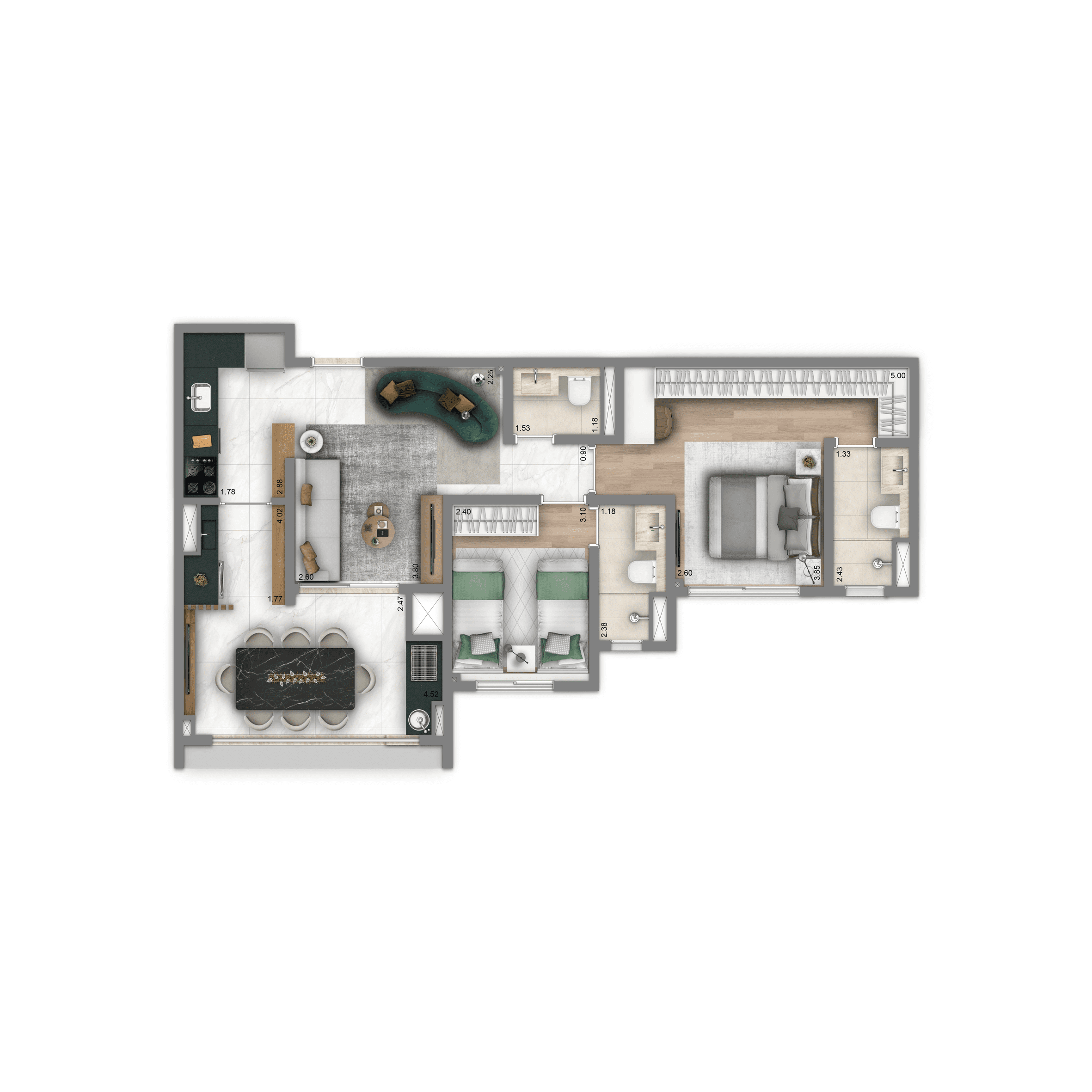 Living Infinity Nova Klabin – 2 Dormitórios