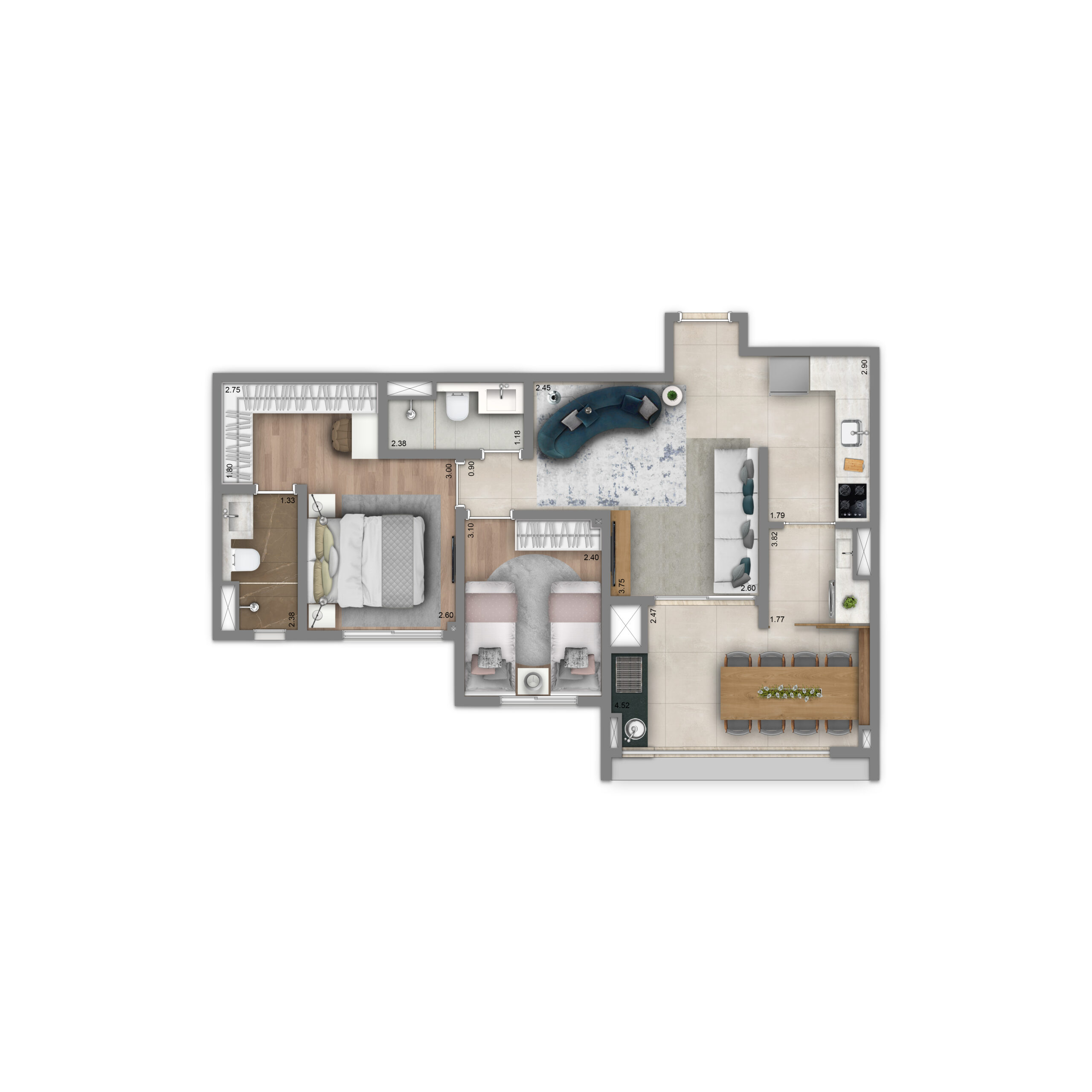 Living Infinity Nova Klabin – 2 Dormitórios