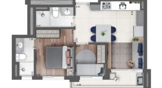 AD 330 – 2 Dormitórios