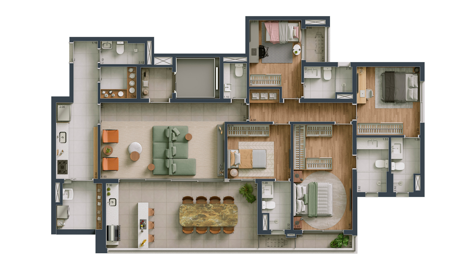 Maison Diogo By Fibra – 4 Dormitórios