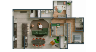 Maison Diogo By Fibra – 3 Dormitórios