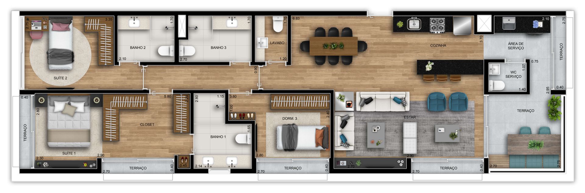 Ecos Vila Madalena – 3 Dormitórios