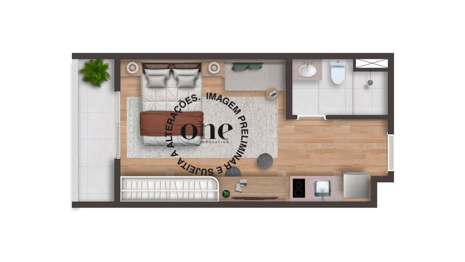 NEX ONE Parque Augusta – Studio 26m